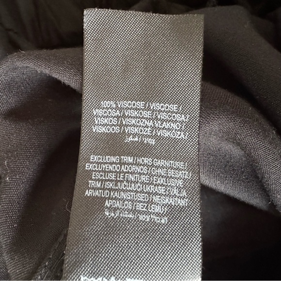 Never Fully Dressed Running Wild Black Cargo Pants Elastic Waist 20 - Picture 3 of 8